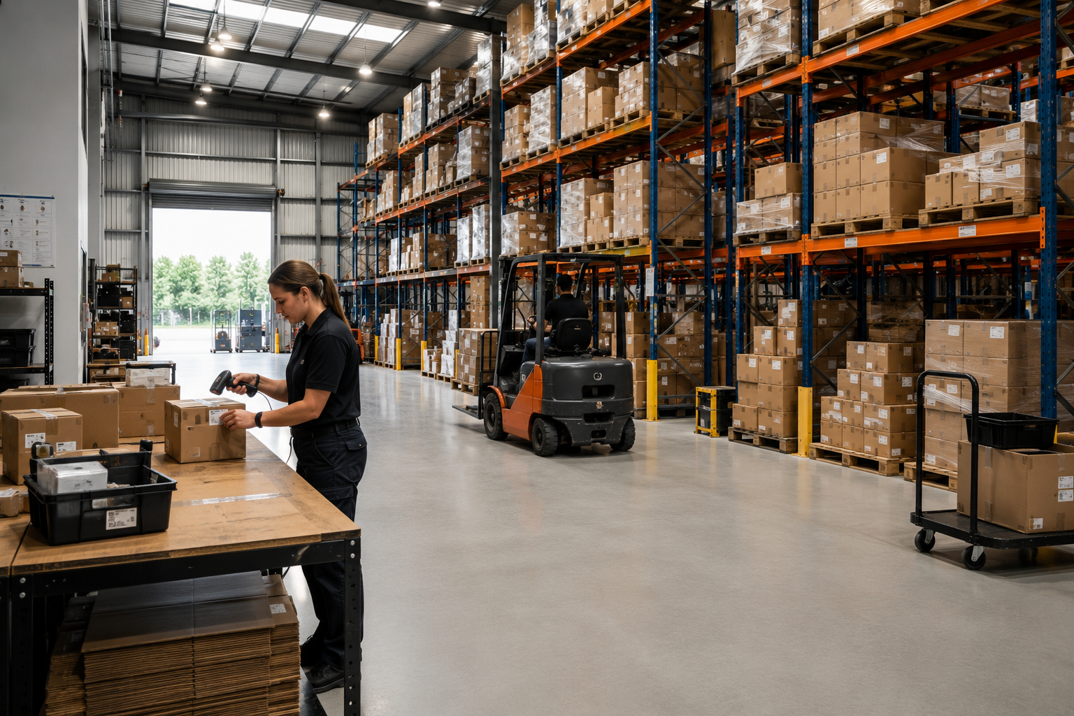 Inside the ClearCrate warehouse
